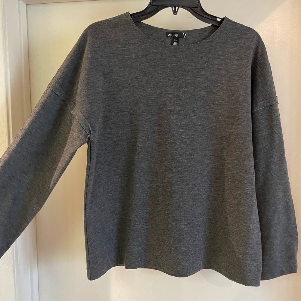Gray Valette long sleeve shirt